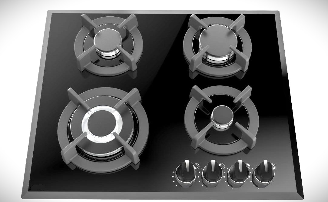 اجاق گاز 4 شعله شیشه _ دلکان _ G400