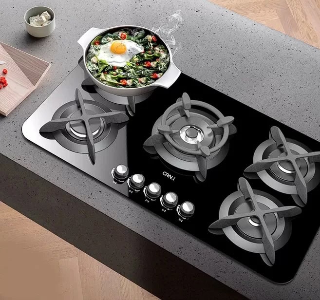 اجاق گاز 5شعله شیشه کن  - مدل IG503